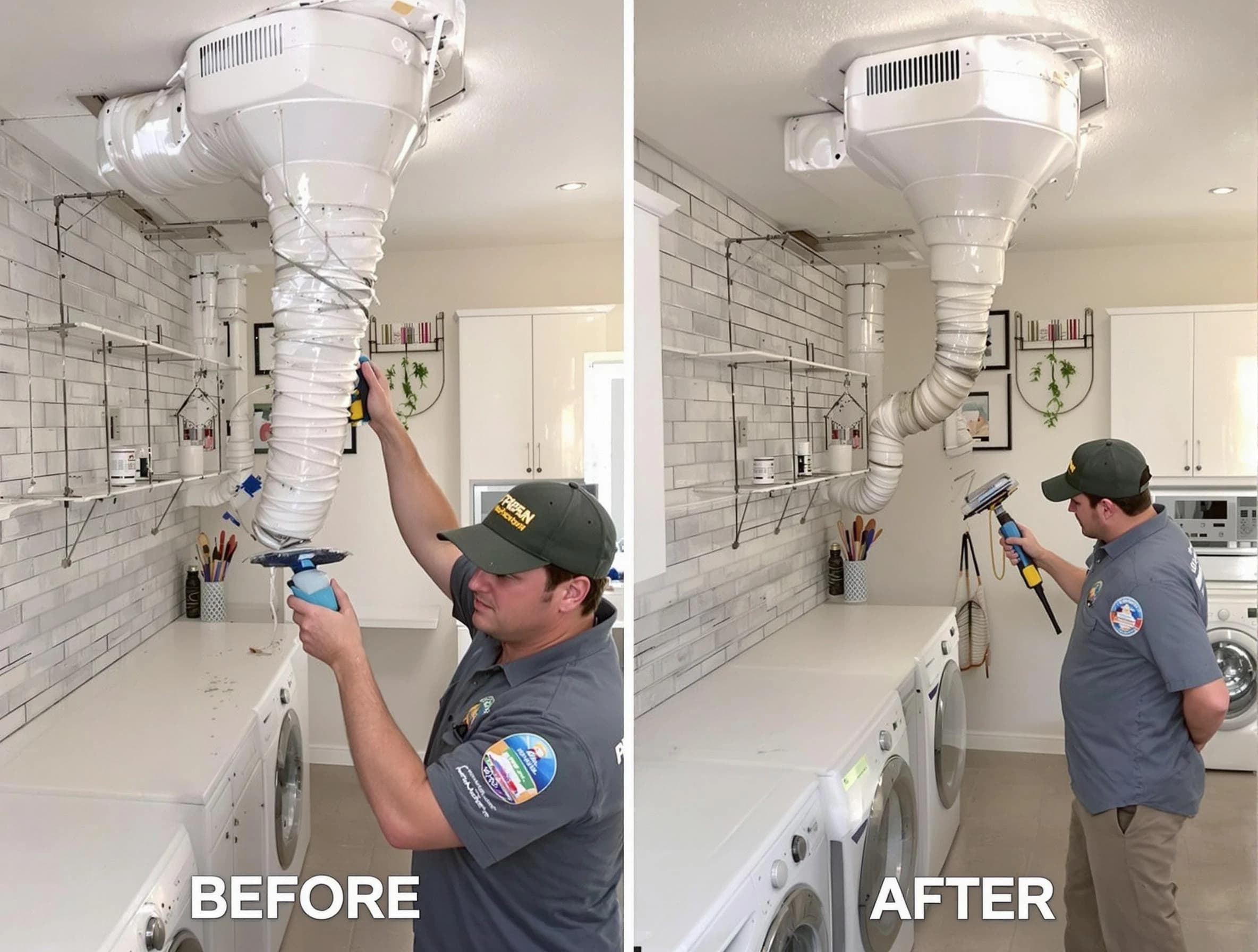 Professional dryer exhaust vent cleaning by Dove Valley Dryer Vent Cleaning in Dove Valley