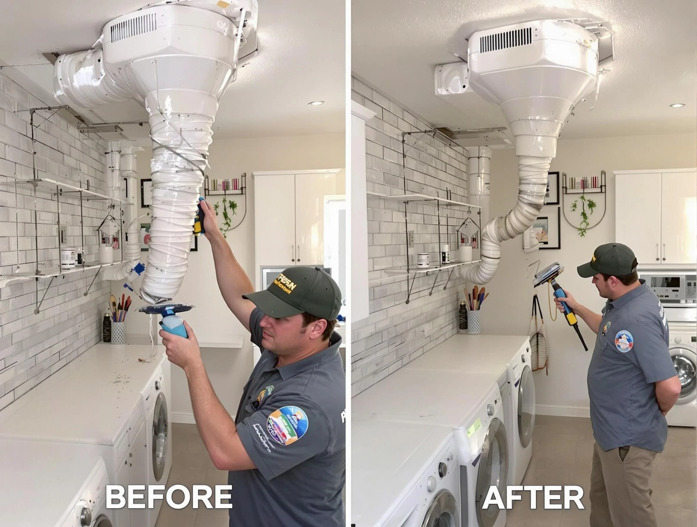 Professional dryer exhaust vent cleaning by Dove Valley Dryer Vent Cleaning in Dove Valley